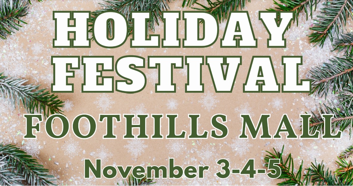 Holiday festival arts and crafts vendor show foothills mall